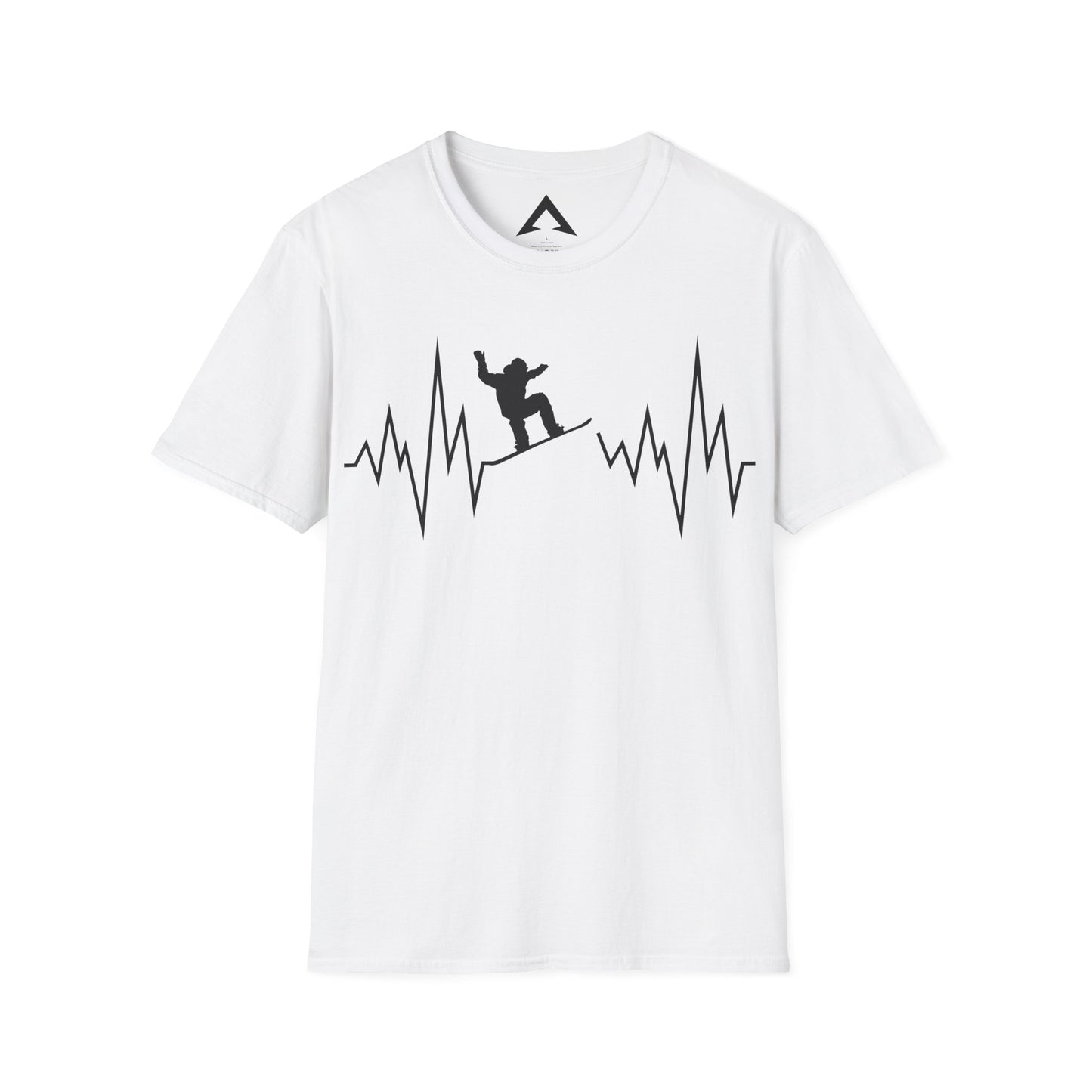 Snowboarder EKG T-Shirt
