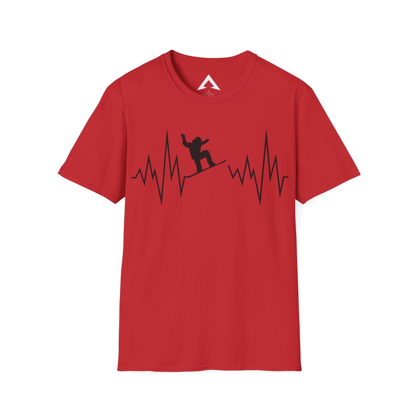 Snowboarder EKG T-Shirt